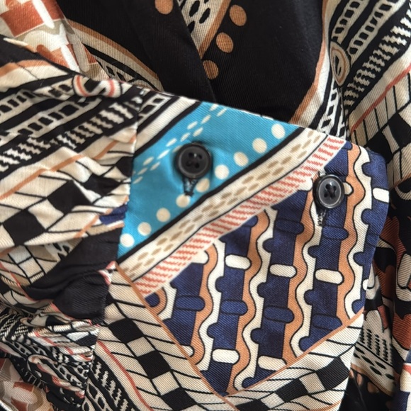 NWT Reiss Allegra Scarf Print Midi Dress - Picture 7 of 7